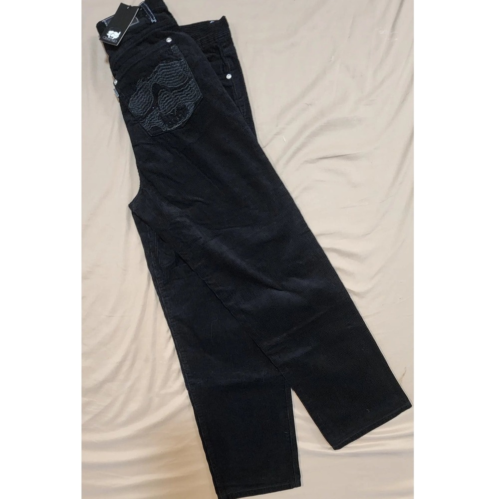G59 Club Mens‎ Black Five9 Corduroy Pants Size Medium New With Tags